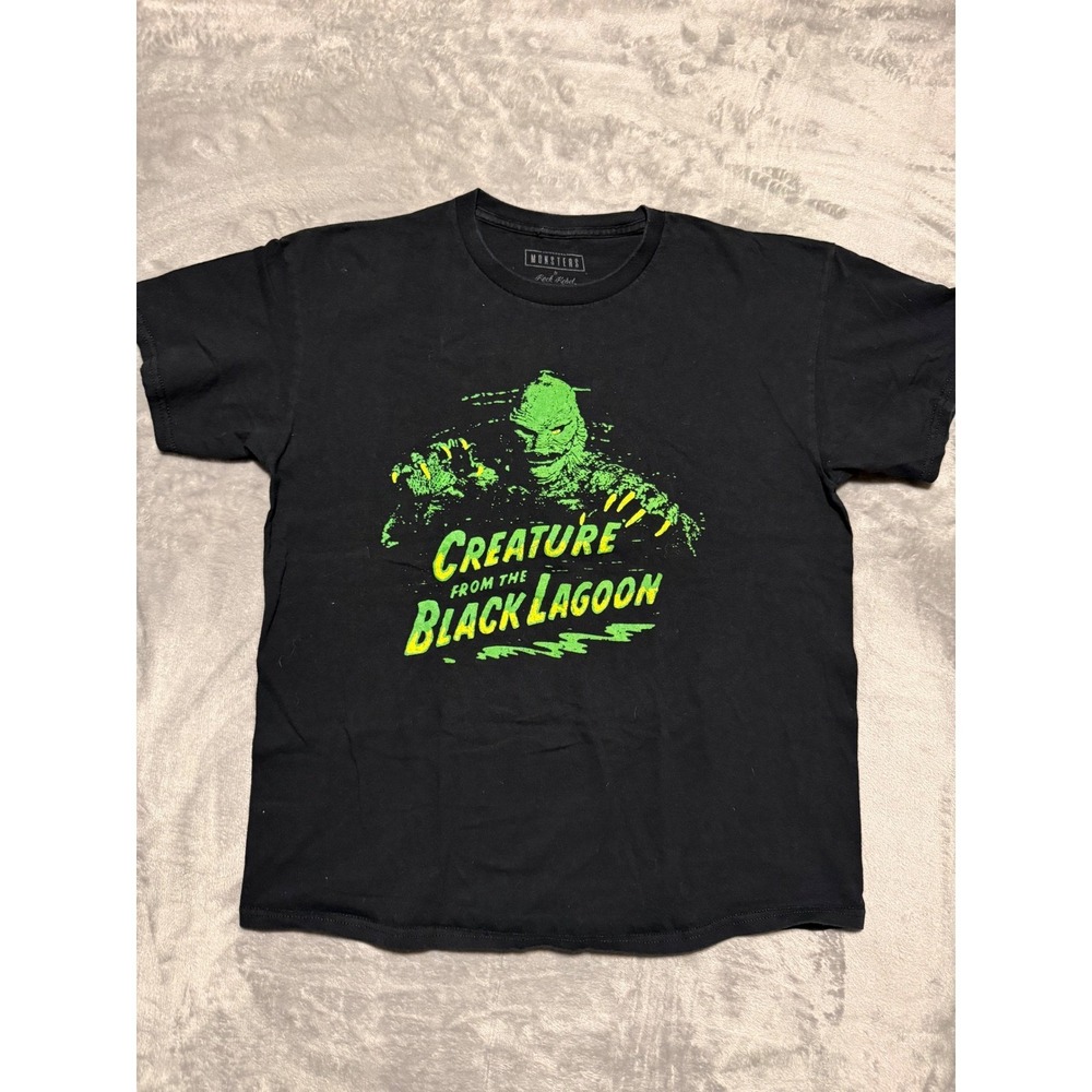 Rock Rebel T-Shirt Mens Large Black Creature from the Black Lagoon Horror Movie